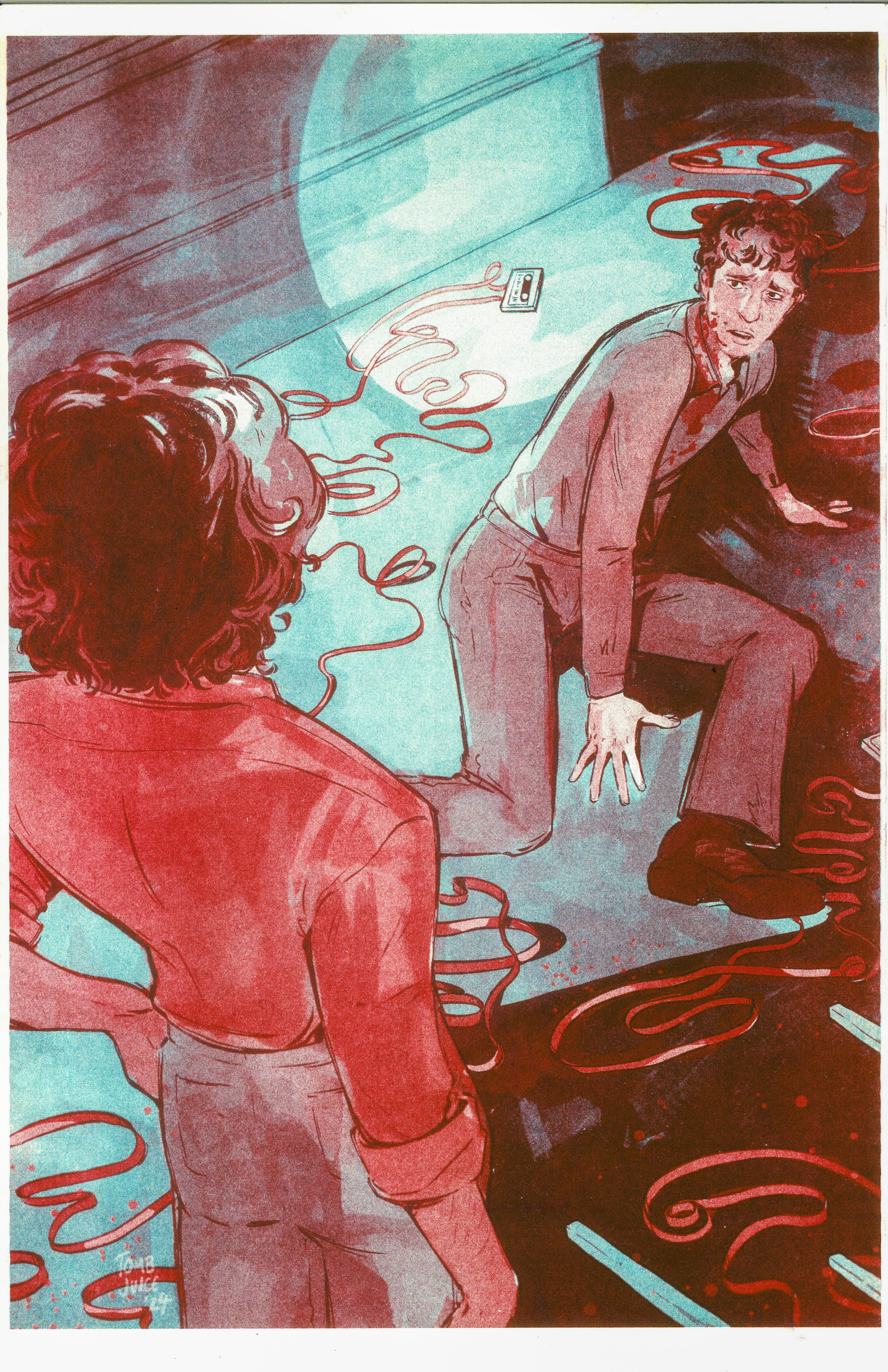 Interview With The Vampire RISO Illustration